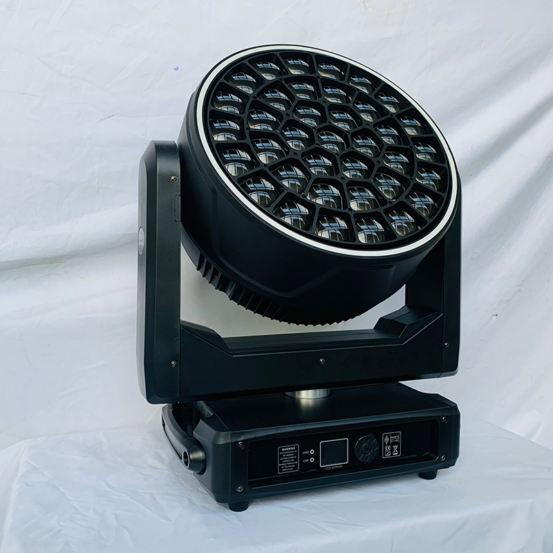 低价大功率37*15W/40W LED全彩RGBW灯 蜂眼摇头聚焦灯 染色灯条光圈