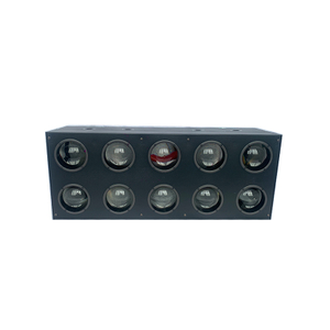 Nyu stayl ay braytnɛs 10 * 80W RGB matris layt strip ɔgzilari layt LED pɔynt kɔntrol matris stej ifɛkt layt dɛn