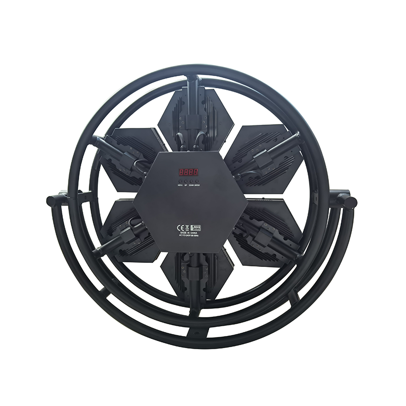 热销复古舞台波特曼复古背景 7X60W RGB 3 合 1 Led DJ 迪斯科带辅助