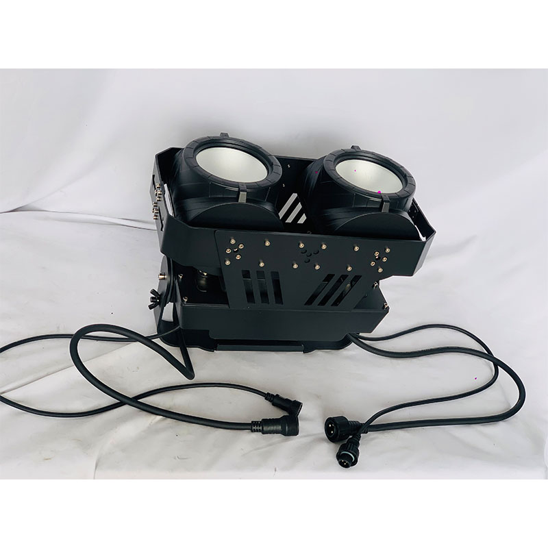 质量力求 2眼100W观众灯 暖白双色户外面灯 LED Cob防水灯