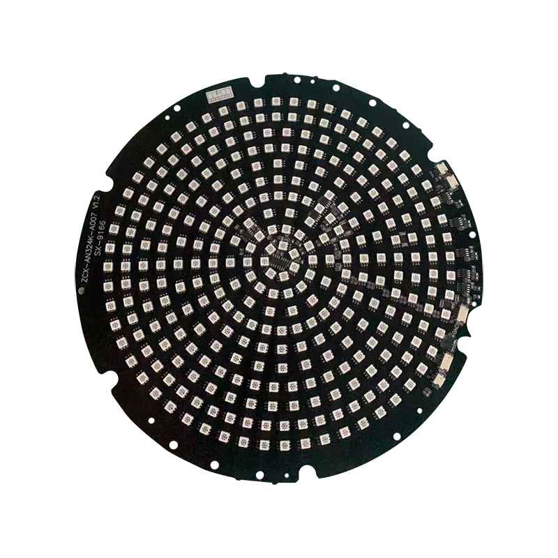 高品质 LED 圆形频闪灯 RGBW 舞台背景曝光闪光灯自动模式 Dmx DJ 设备