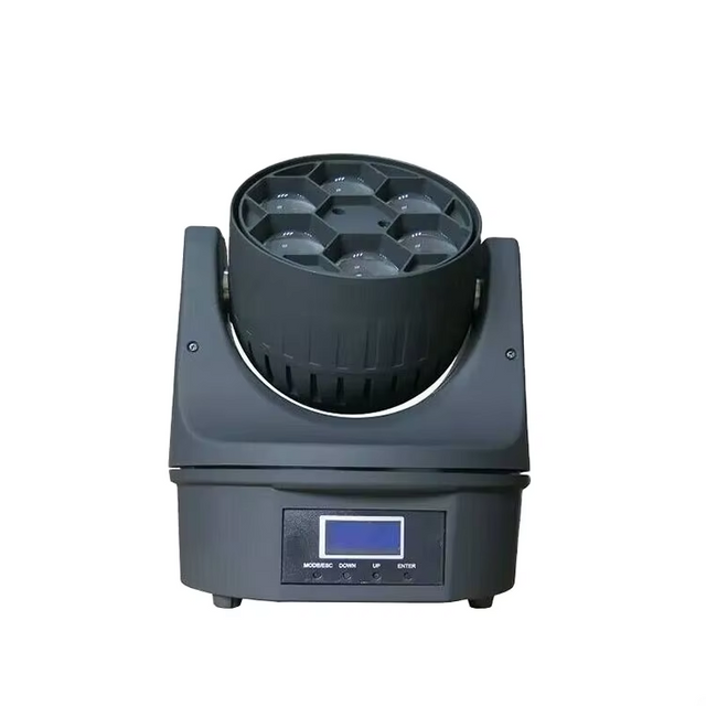 RGBW 4in1 LED 6*15W নেতৃত্বত মৌমাখি চকু চলন্ত মূৰ ৰশ্মি পোহৰ