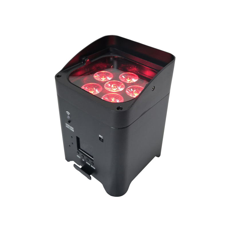 高品质6 * 18W LED电池帕灯无线DMX512控制帕灯6合1舞台帕灯