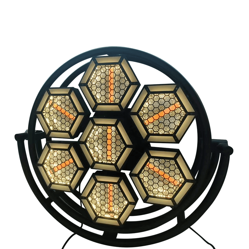 热销复古舞台波特曼复古背景 7X60W RGB 3 合 1 Led DJ 迪斯科带辅助