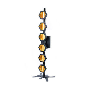 热销 6x60W Led Retor 灯 RGB 像素 Portman 复古 Dmx 舞台灯光 DJ 迪斯科酒吧