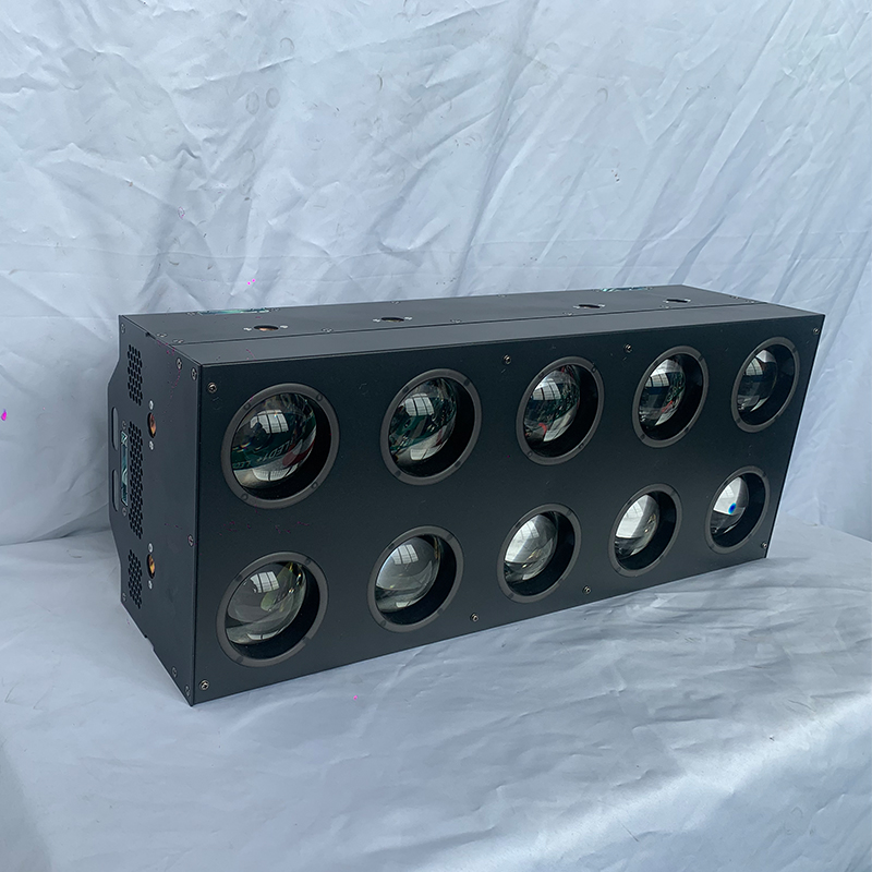 新款高亮度10*80W RGB矩阵灯条辅助灯LED点控矩阵舞台效果灯