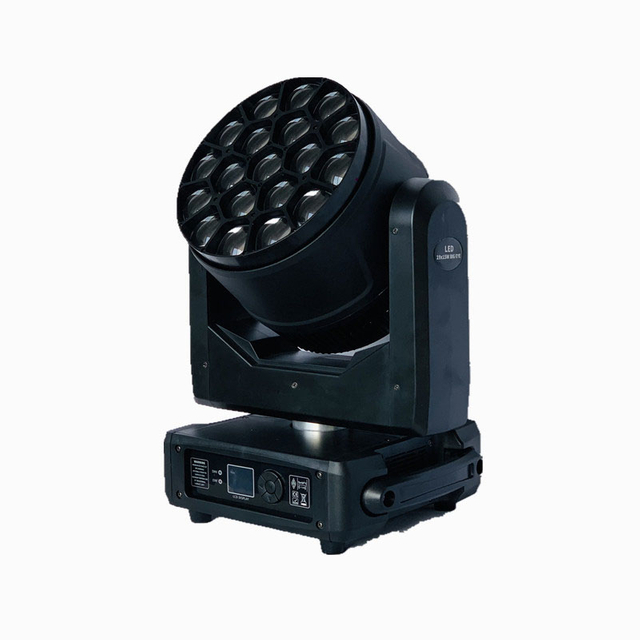 19 * 30W LED全彩运动蜜蜂眼睛染色光束灯光迷你变焦舞台灯