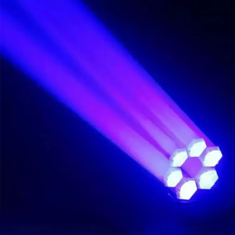 RGBW 4合1 LED 6*15W led蜂眼摇头光束灯