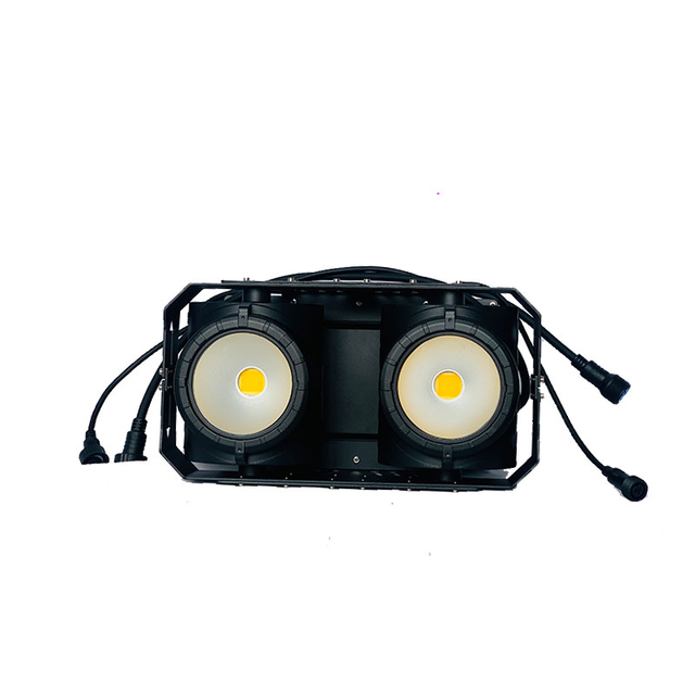 质量力求 2眼100W观众灯 暖白双色户外面灯 LED Cob防水灯