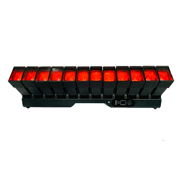 新到达12x60W LED全彩RGBW Zoom横梁移动头灯线性矩阵杆灯灯