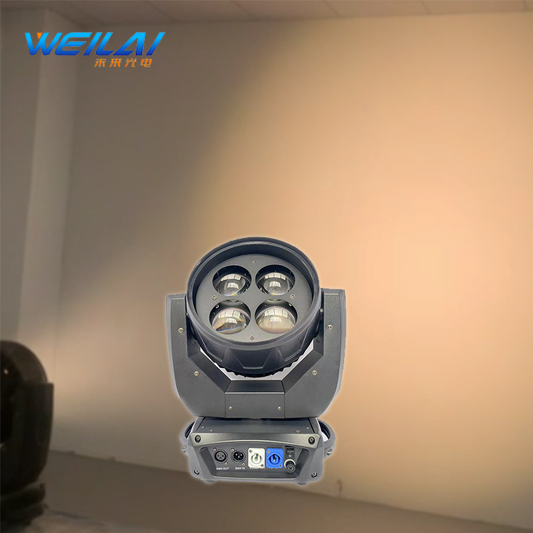 热销LED 4眼帕灯变焦摇头面部帕灯4 * 50W COB帕灯
