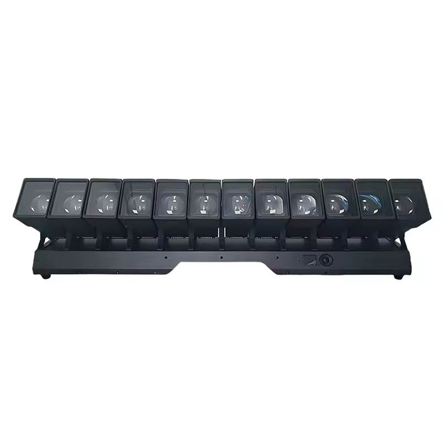 Y&uuml;ksək g&uuml;cl&uuml; 12 * 60W LED tam rəngli RGBW səhnə işıqları Uzun zolaqlı hərəkətli baş işığı Matrix ş&uuml;a işığı