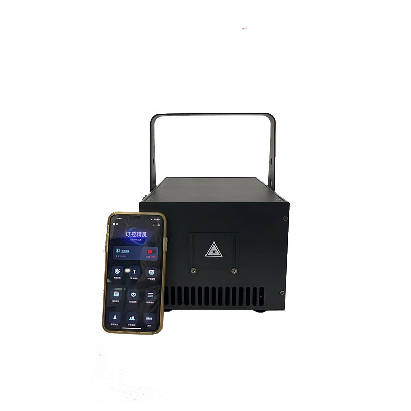 热销售样式10W全彩色激光应用程序移动遥控器移动舞台舞台轻型激光灯