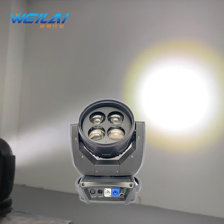 热销LED 4眼帕灯变焦摇头面部帕灯4 * 50W COB帕灯