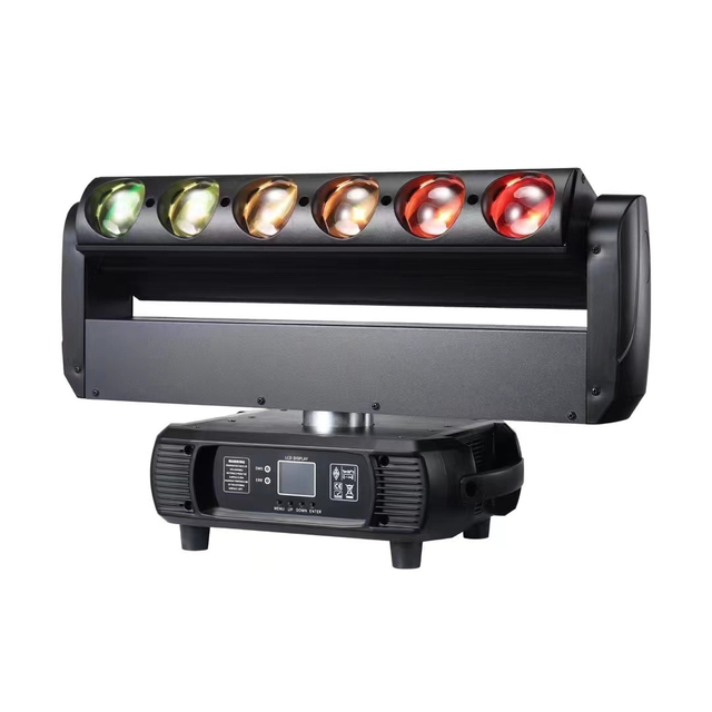 Wholesale asi: 6 kakɛwo 40W LED ʋuʋu ta matrix kekeli eve-af&atilde; nuwuwu manɔmee akplɔ strobe kekeli
